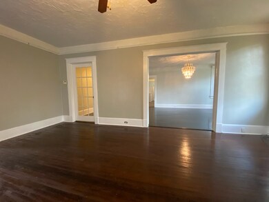 French doors open into dining room