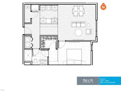 Flat C 1B Large 2D
