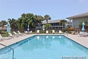 Pool heated in winter