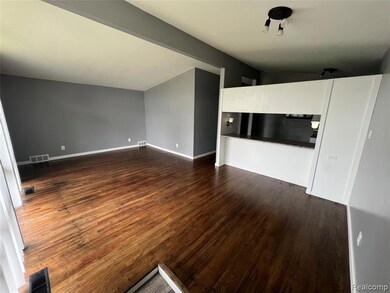 Hardwood in living room
