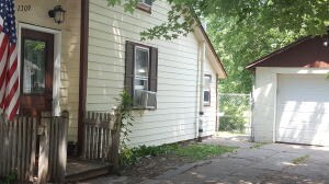 garage and updated entry
