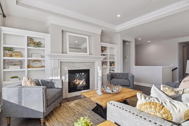 Sunshine floods the home with light.