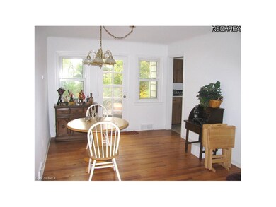 Dining room open to family room and kitchen