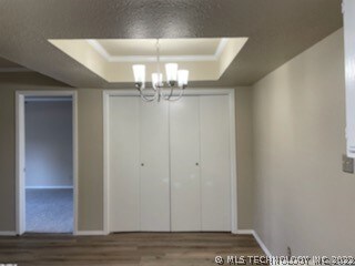 Dining room area with storage closet