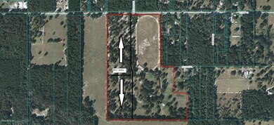 Aerial of acreage - 3600 SE Hwy 42