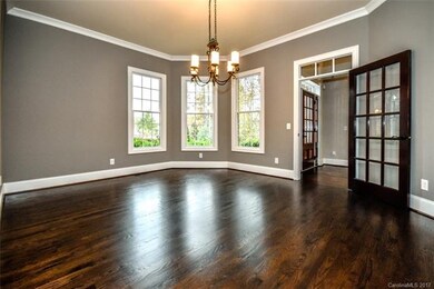 This formal Dining Room will easily accommodate th