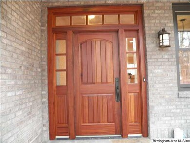 Mahogany front door