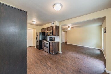 Breakfast nook, kitchen overlooking family room