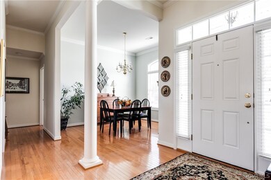 Open flow to the Formal Dining Room