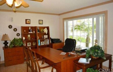 Living room currently being used as office space 