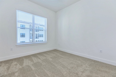 Second bedroom with walk-in closet, large window,