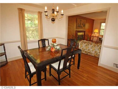 Dining Room - Formal dining room with wood floors,