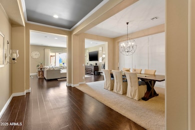 Entry Foyer to Dining