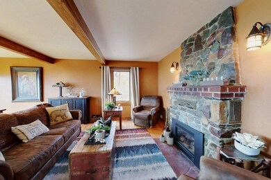 Stone Fireplace