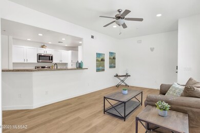 LIVING ROOM AND KITCHEN