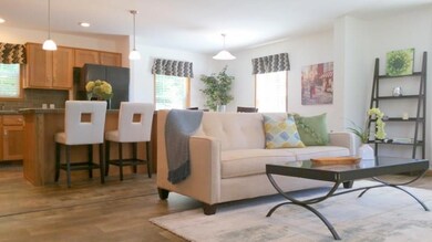 Open-Concept Living, Dining & Kitchen