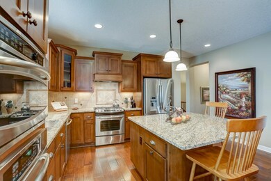 Alternate kitchen view showcases how much storage 