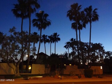 Sunset over Pool area