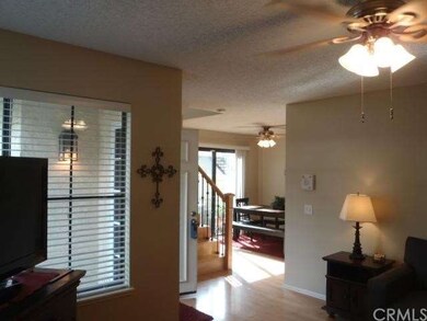 Living room to dining room view.
