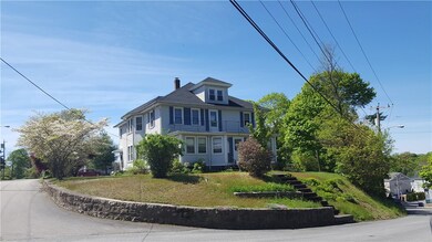 Front of home on corner of Pleasant and Marriott