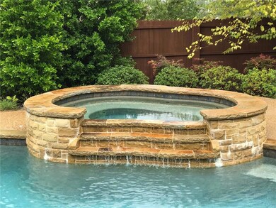Hot Tub with waterfall.