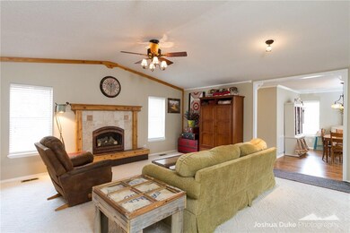 The oversized living room is the perfect place for everyone to gather.
