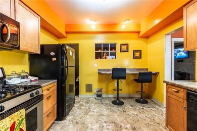 Eat-in kitchen.