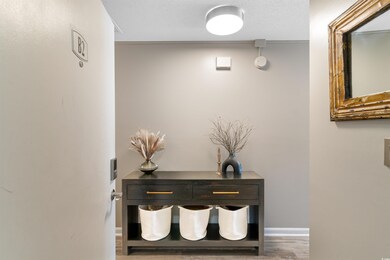 Detailed view of baseboards and wood finished floors
