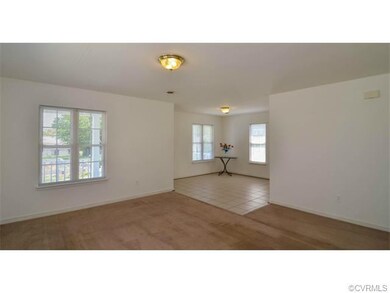 Fantastic, spacious and open floor plan! Living is open to tiled eat in area off kitchen.