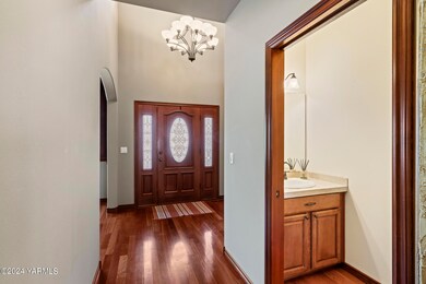 Powder Room Off Main Entry Hall