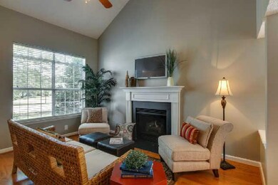 Cozy fireplace