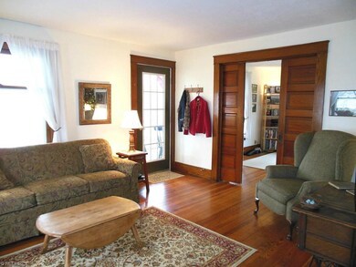 Attractive Pocket Doors open to the Office.