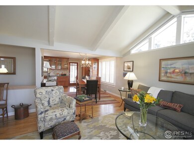 Light and bright living room and dining room