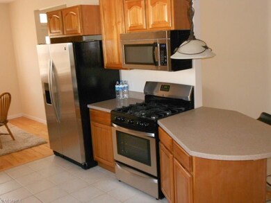 Ample cabinet space.