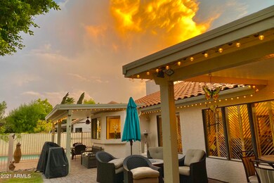Back Patio Sunset