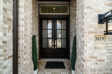 Grand double door entry.