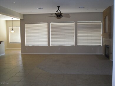 View of family room, from front door