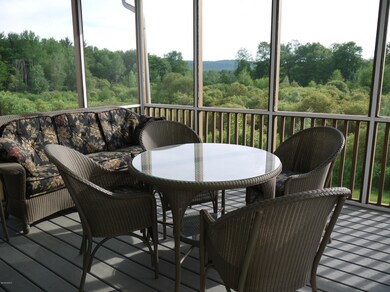 screen porch with views