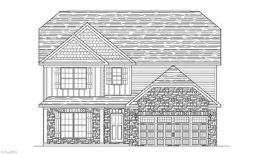 Home being built similar to the photo but not exact.