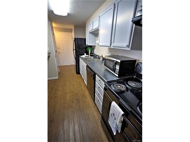 Great galley kitchen, super functional.