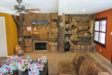 Custom Rock Fireplace and Fountain