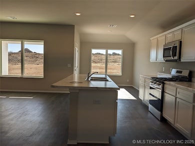 Kitchen and nook area