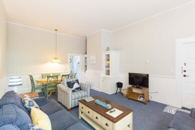 Expansive and open living and dining room...