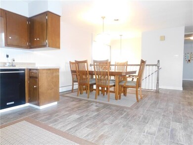 DINING AREA OPEN TO KITCHEN AND LIVING ROOM...JUST