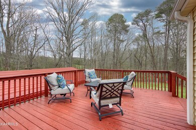 Newly stained and newly built deck!