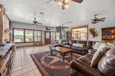 Living room featuring a wealth of natural light, 