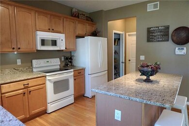 Upgraded Cabinets and Large Pantry. Granite Counte