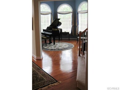 VIEW OF CIRCULAR ROOM FROM THE FOYER