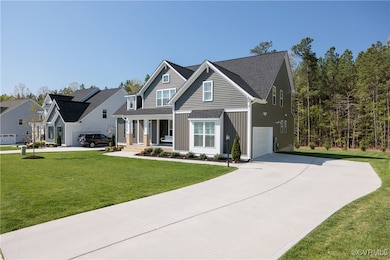 View of front of home with a porch, board and batt