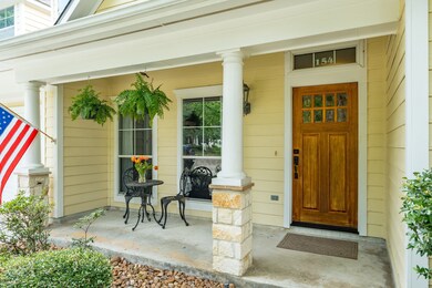 Welcoming front porch invited you to stay a while.